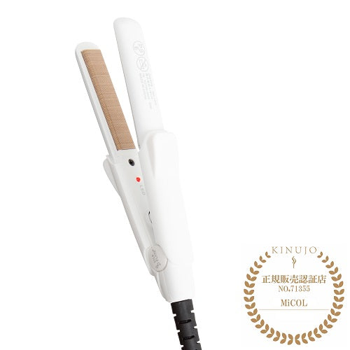 絹女-KINUJO- SILK PLATE mini iron ミニストレートヘアアイロン (DG085)